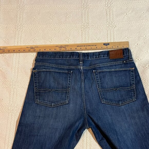 Lucky Brand 1 Authentic Skinny Jeans 36x32 button fly - Picture 5 of 9